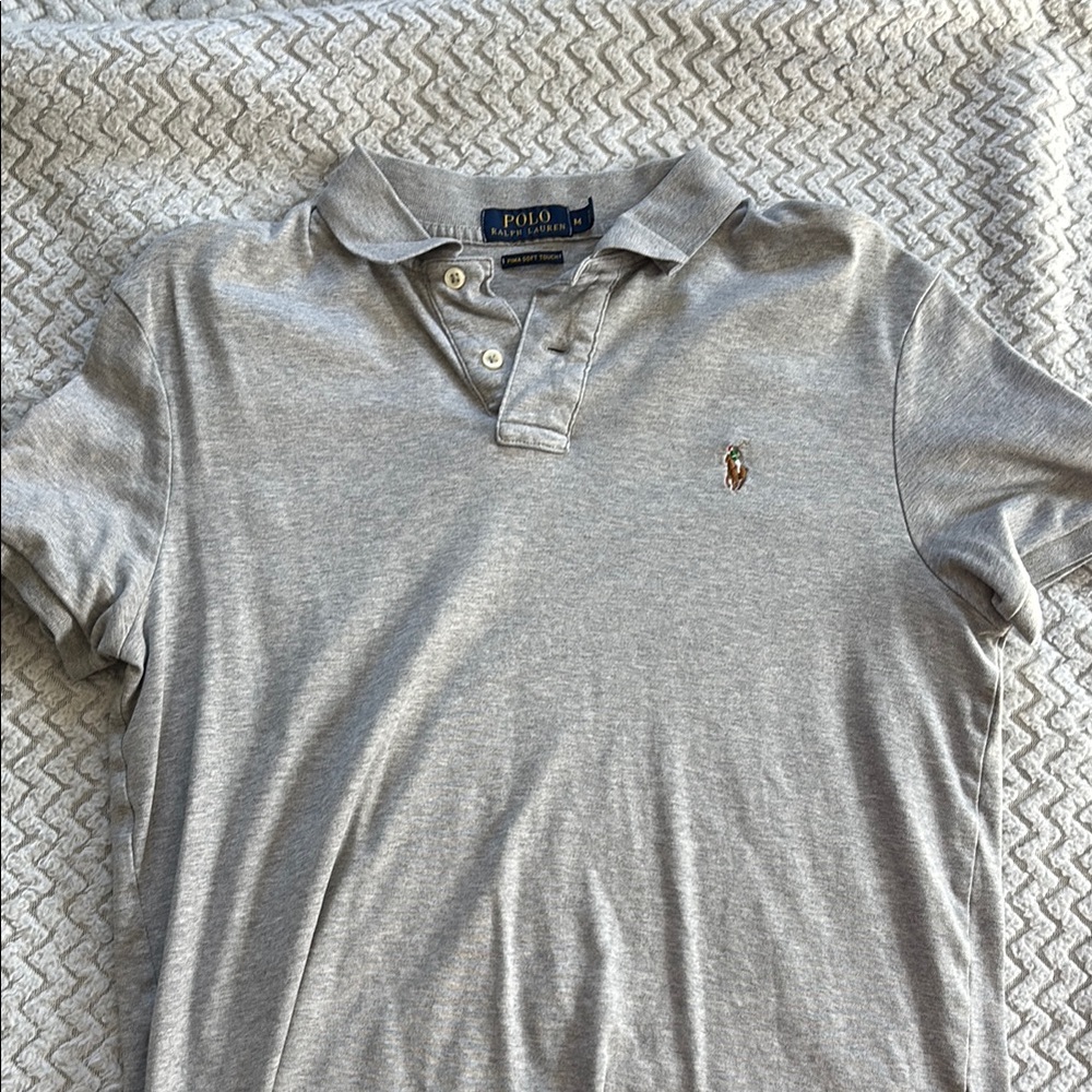 Polo by Ralph Lauren Gray Men's Shirt